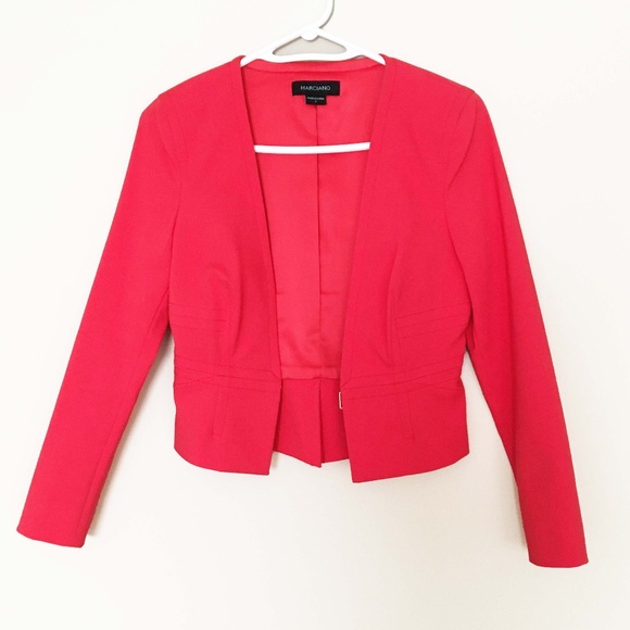 MARCIANO Bright Coral Bolero Blazer  NWOT - Picture 6 of 13